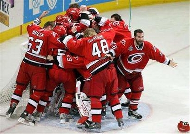 Canes Win The Stanley Cup! Photo Courtesy AP/Ellen Ozier