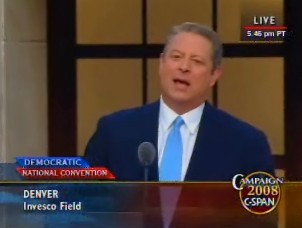 Gore at the convention