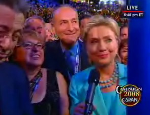 Hillary with the NY delegation