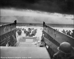 "First they stormed Normandy, then their own memorial"
