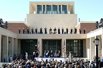George W. Bush Library Dedication Attended By President Obama And Former Presidents