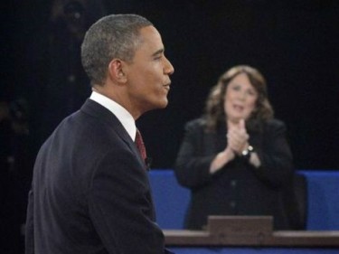 President Obama and Candy Crowley