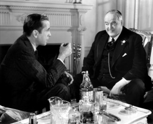 satire film Bogart Greenstreet Maltese Falcon