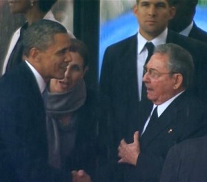 President Obama and Raul Castro