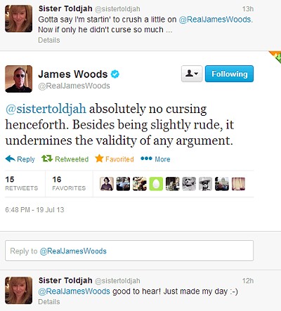 Actor James Woods