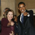 Nancy Pelosi and President Obama
