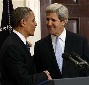 President Obama and Sec. of State John Kerry