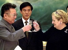 Kim Jong Il and Sec. of State Albright