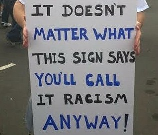 Racism sign