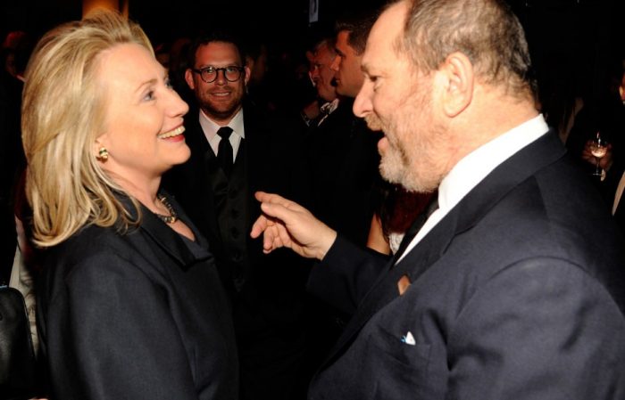 Hillary Clinton and Harvey Weinstein